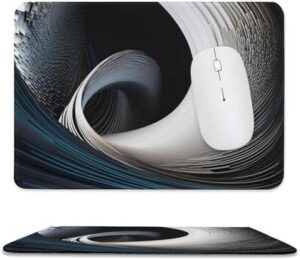 Mousepad Complex Texture Patterns Mouses Mat for Wireless Mouses Computer Keyboard Mat with Non-Slip Rubber Gaming Desk Pad Square Desk Mat for Office Laptop 7.9″x9.4″