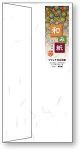 Nagatoya Shoten Nap-311 Japanese Paper Envelopes, Nagomigami, Daimei, DL, White, 10 Sheets, Printer Compatible