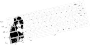 Original Height Keycap Set 68Keys Game Heat Sublimated Enhances Color Retention For Mechanical Keyboard Use