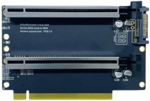 PCIE X16 to PCIE X8X8 Expansion Card PCIExpress3.0 X16 Adapters Card Power PCIEX16 Splits Card