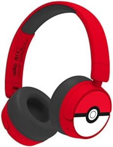 PK1000 Pokemon Poke Ball Kids Wireless Headphones – Red