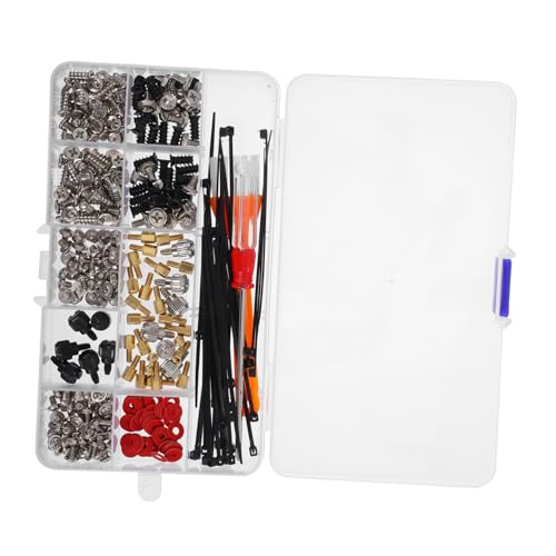 PRETYZOOM 332pcs Computer Screws Assortment Kit for Motherboard and Fan Repairs Essential Electrical Screws for DIY Building and Maintenance