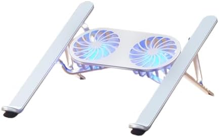 Portable Laptop Cooling Pad Radiators Stand With 6 Adjust Height Keep Your Notebook Cool And Stable Performances
