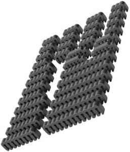 Power Cable Sleeve Management Tool Set with 34PCS Acrylic Combs for Efficient Power Cable Computer Wiring Arrangement