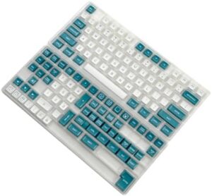 Precisions Crafted 142Key Keycaps with 2 Color Injections Molding for Mechanical Keyboards
