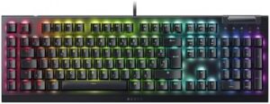 Razer BlackWidow V4 X – Mechanical Gaming Keyboard Chroma RGB (Mechanical Switches, Green, 6 Dedicated Macro Keys, ABS Keys) FR Layout | Black