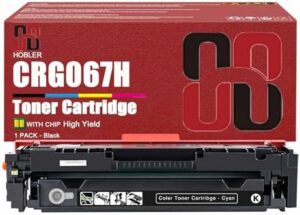 Replacement CRG067H Toner Cartridges Compatible for Canon CRG067H CRG067 Toner Cartridge Work for Canon I-Sensys MF650C MF651Cw MF653Cdw MF654Cdw MF656Cdw Printers 1 Black Pack