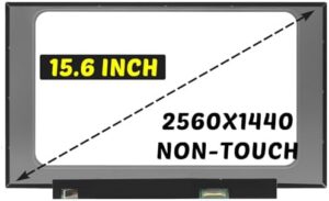 Replacement for ASUS TUF Gaming A15 FA507 (2022) LCD Screen 2560×1440 15.6 inch 40PINS 165HZ LED Digitizer Display Panel (for Non-Touch Screen Only)