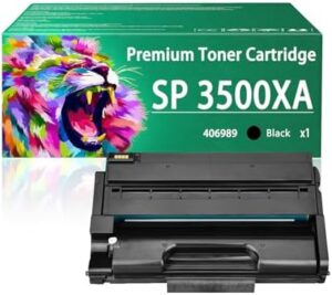 SP 3500XA Toner Cartridge Compatible for Ricoh SP 3500XA 406989 Toner Cartridges Work for Ricoh Aficio SP 3500N 3500SF 3510DN 3510SF Printers