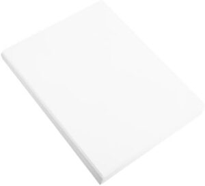 STOBOK 100 Sheets Matte Self Adhesive Printable Label Paper Versatile Printer Labels for Mailing Shipping Barcoding Crafting Writable Surface for Smudge