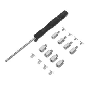 Screw Set Motherboard M2 Computer Supply Laptop Holder SSD Mounting Stainless Steel Screws – (Size: 8X0.5X0.5CM, Color: As Shown)