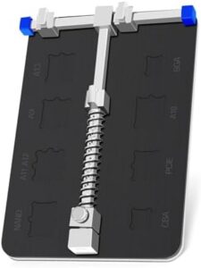 Synthetic Stone and Metal Mobile Repair Clamp PCB Maintenance Platform with Integrated Chip Slot for Technicians