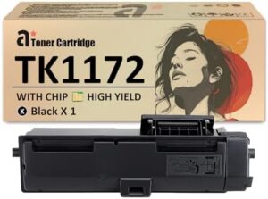 TK1172 Toner Cartridge Replaces for Kyocera TK1172 TK-1172 TK-1172K 1T02S50US0 Black Toner Cartridges Work for Kyocera Ecosys M2040dn M2540dn Printers, 1 Pack