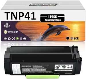 TNP41 Toner Cartridge Compatible for Konica Minolta TNP41 TNP-41 A6WT00F Toner Cartridges Work for Konica Minolta Bizhub 3320 Printers 1 Black Pack
