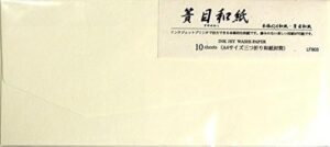 Taniguchi Matsuyudo LF903 Envelope Washi Paper, A4 Tri-Fold Size, 10 Sheets