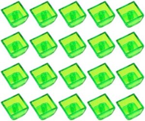 Transparents Crystal Mechanical Keyboard Keys Backlit Key Caps Height for Switches 20pcs