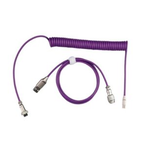 Type C USB Cable Mechanical Keyboards Coiled Cable Wire Mechanical Keyboards Aviation Desktop Computer Aviation Connectors