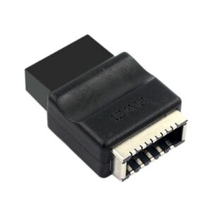 USB 2.0 9Pin Male to TypeE Female Adapter Mainboard Adapter for Motherboards Front Panel Upgrades