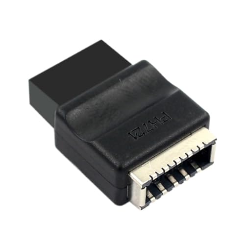 USB 2.0 9Pin Male to TypeE Female Adapter Mainboard Adapter for Motherboards Front Panel Upgrades
