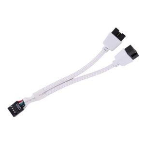 USB 2.0 9Pin to 9Pin Shielded Cable for Enhanced Stability and Protections for Computer Mainboard