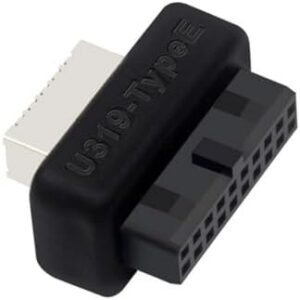 USB Front Panel Adapter TypeE Female to USB3.0 19PIN Male Converters Splitter for Enhances Motherboards Connectivity