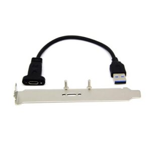 USB3.0 to USB C Cable for PC Case Motherboard Screws Adapter Cable for PC Chassis Upgraders