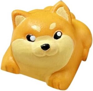 Unique Resin Keycaps Lovely 3D Resin Dog Keycap for Mechanical Keyboards Personality for Computer Game 1PC