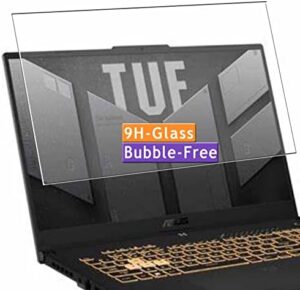 Vaxson Tempered Glass Screen Protector, compatible with ASUS ASUS TUF Gaming F17 FX707 FX707VU 17.3″ Laptop Visible Area Cover Only, 9H Film Protector [Not Full Coverage]