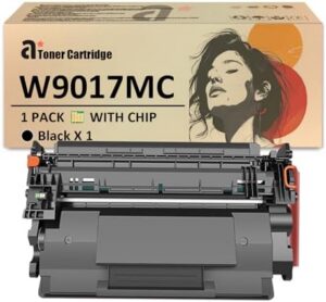 W9017MC Toner Cartridge Compatible for HP W9017MC Toner Cartridges Work for HP LaserJet Managed E50045 E50045dw MFP E52545 E52545dn E52545c Printers 1 Black, 38cm * 13cm * 15cm