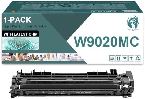 W9020MC Black Toner Cartridge High Yield Replacement Cartridges Compatible for HP Color Laserjet Managed E75245dn Printers,1 Pack