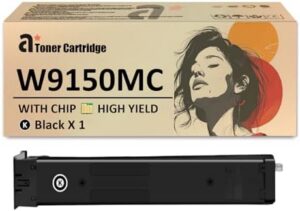 W9150MC Toner Cartridge Compatible for HP Laserjet W9150MC Black Toner Cartridges Work for HP Color Laserjet Managed MFP E78625dn E78630dn E78635dn Printers, 1 Pack