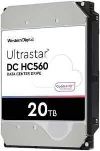 WUH722020BL5204 3.5″ 20TB SAS12Gb/s7.2kRPM 0F38652 512eSE P3(PR2) HDD Hard Drive