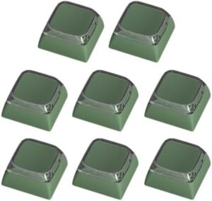 XDA Height Backlight Keycaps 8Pcs/Set for for Mechanical Keyboards for Office Use Gaming and Keyboard Projects