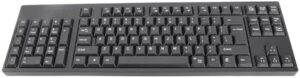 Yosoo Left Handed Ergonomic Full Size Keyboard 109 Keys USB Interface for Computer Laptop Users Keyboards