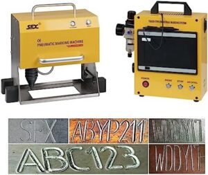 ZAC Pneumatic Dot Peen Marking 150x80mm Portable Pneumatic Metal Engraving Machine Powerful Dot Peen Marker for Vin Code Chassis Number Printer Device