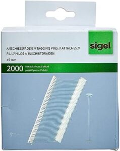ZB321 Tagging Cords for Tagging Guns, Transparent, Suitable for The Tagging Gun No. ZB 300, 1.77 inches Long, 2000 pcs.