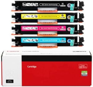 with Chip 069H High Capacity Toner Cartridge, Compatible Replacement Canon Color I-SENSYS Lbp673cdw LBP674CX LBP672C MF750 MF751 Ink Cartridge F752cdw Printer Consumables,4 Colors