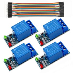 1 one Channel Relay Switch Module 12V Low Level Trigger Relay Expansion Board for Arduino UNO R3 DSP ARM PIC AVR STM32 Raspberry Pi 4pcs