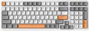 100-Key K3 Russian Mechanical Keyboard Game Keypad Luminous Type-C for Notebook Mechanical Keyboards K3 Russian Mechanical Gaming Keyboard Type-C Russian Keyboard Luminous- Laptop