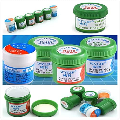 13 Pack UV Light Curing Solder Mask Ink BGA PCB Soldering Paste Welding Oil Flux Rosin Desoldering Wicks for Microsoldering Repair Soldering Full Set