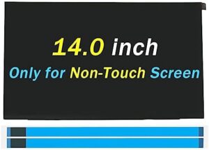 14.0" Screen Replacement for HP OMEN Gaming 14-fb0000 165HZ 40PINS 2560x1440 LCD LED Laptop Display Panel(Only for Non-Touch Screen)