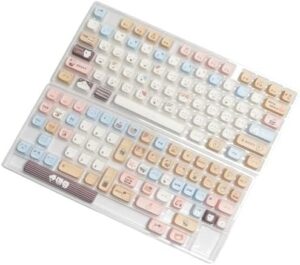 140Keys Keycaps Cartoon Sea Salty Kittey Keycap Set Enhances Typing for Mechanical Keyboard Customizable