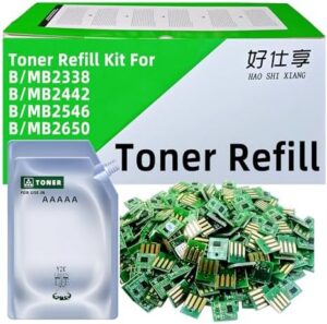Toner Refill Kit for B231000 B2300A0 High Yield Toner Refill Compatible for Lexmark B2338 MB2338 B2442 MB2442 B2546 MB2546 B2650 MB2650 Series Laser Printers (Toner Refill Kit for B231000-3000Pages)