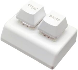Ergonomic 2 Key Mechanical Keypad for Gamers and Designers Color Backlits USB Connection Hot Swap