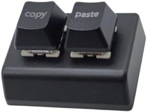 Ergonomic 2 Key Mechanical Keypad for Gamers and Designers Color Backlits USB Connection Hot Swap