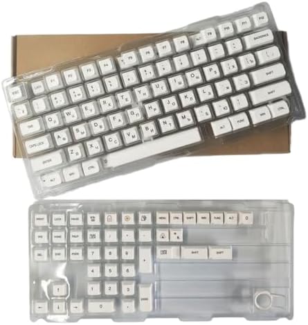 Keycaps 120Keys Minimalist White English Japanese Russian Korean Keycap Sublimations XDA Keycap for 61/87/104/108