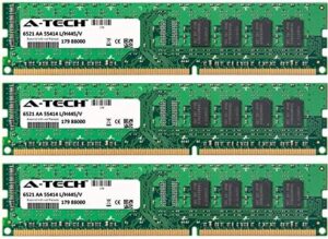 A-Tech 12GB KIT (3 x 4 GB) For Asus P6 Motherboard Series P6T P6T Deluxe V2 P6T Deluxe/OC Palm P6T SE P6TD Deluxe P6X58D Premium P6X58D-E P6X58-E WS (No. DIMM DDR3 NON-ECC PC3-10600 1333MHz RAM Memory