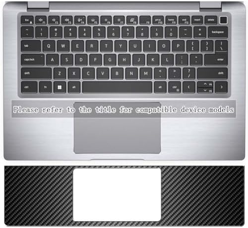[2 Pack] Synvy Protector Film, compatible with HP OMEN by HP Pavilion Gaming 15 15-dh000/15-dh0015TX/15-dh0010TX 15.6"" Carbon Fiber Keyboard Trackpad TouchPad Sticker [ Not Tempered Glass ], Black