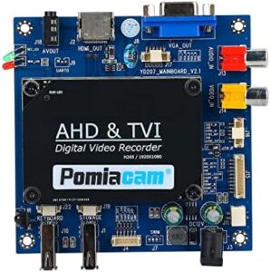 DVR Board AHD 1CH 1080P Video Recording Motherboard CVBS, AHD, TVI Access D1, 720P, 1080P Support HDMI VGA CVBS Soutput Ports
