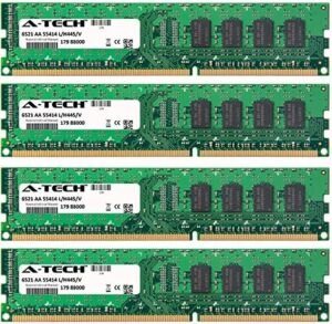 A-Tech 16GB KIT (4 x 4GB) for Biostar A Motherboard Series A770E3 A87L3G A960A3+. DIMM DDR3 Non-ECC PC3-10600 1333MHz RAM Memory.